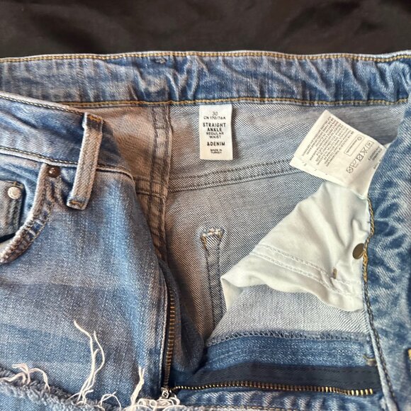 🎀H&M &DENIM Straight Ankle Regular Waist Jeans - Picture 4 of 6